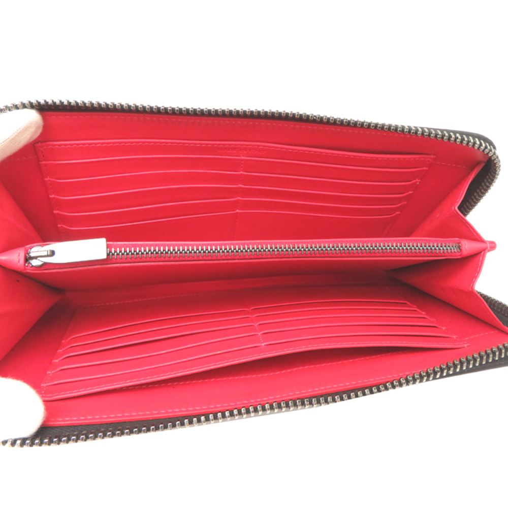 Christian Louboutin Panettone XL Men's Long Leather Wallet, Black - Picture 6 of 10